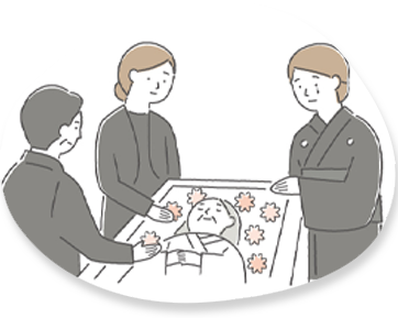 家族葬の様子 - 少人数でのアットホームなお別れ